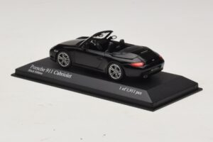 Porsche 911 997 Carrera Kabriolett Black Edition Minichamps 1:43 400066434 Metall - pilt 3/4
