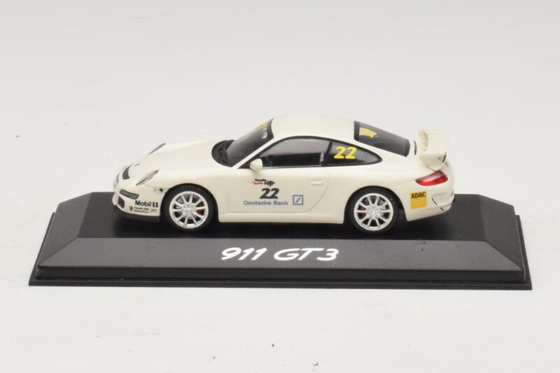Porsche 911 997 GT3 #22 Valge Minichamps 1:43 WAP020102016 Metall