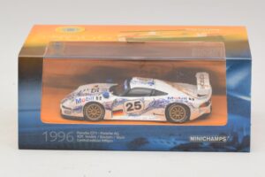 Porsche 911 GT1 #25 B. Wollek / T. Boutsen / H-J. Stuck 24 Hours of Le Mans 1996 Minichamps 1:43 403966625 Metall - pilt 5/5