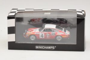 Porsche 911 S #4 G. Larrousse / J-C. Perramond 2nd Place Rally Monte Carlo 1972 Minichamps 1:43 400726804 Metall - pilt 4/4