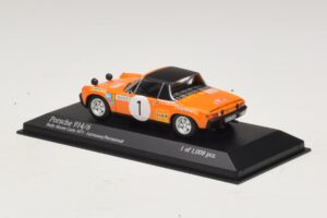 Porsche 914/6 #1 G. Larrousse / J-C. Perramond Rally Monte Carlo 1971 Minichamps 1:43 400716501 Metall - pilt 3/4