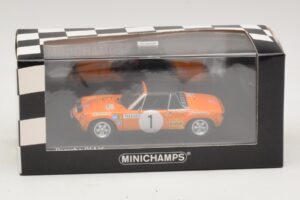 Porsche 914/6 #1 G. Larrousse / J-C. Perramond Rally Monte Carlo 1971 Minichamps 1:43 400716501 Metall - pilt 4/4