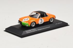 Porsche 914/6 #3 B. Waldegard / O. Andersson Marathon de la Route 1970 Minichamps 1:43 400706503 Metall - pilt 2/4