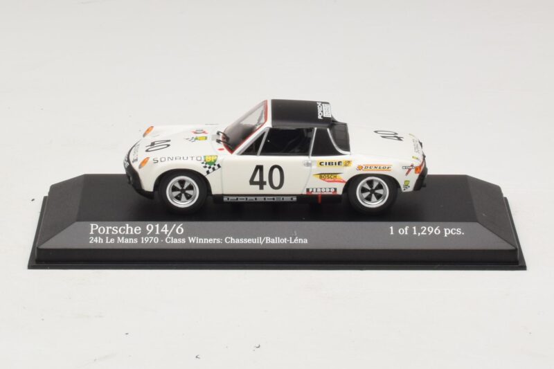 Porsche 914/6 #40 G. Chasseuil / C. Ballot-Lena Class Winners 24 Hours of Le Mans 1970 Minichamps 1:43 Porsche 914/6 #40 G. Chasseuil / C. Ballot-Lena Class Winners 24 Hours of Le Mans 1970 Minichamps 1:43 400706540 Metall