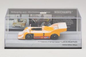 Porsche 917/10 #2 W. Kauhsen Farewell In The Snow Nurburgring 1973 Minichamps 1:43 437736592 Metall - pilt 4/5