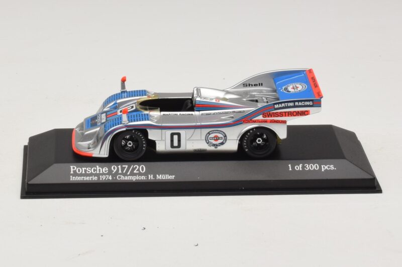 Porsche 917/20 Martini Racing #0 Interserie Champion 1974 Minichamps 1:43 Porsche 917/20 Martini Racing #0 Interserie Champion 1974 Minichamps 1:43 437746100 Metall