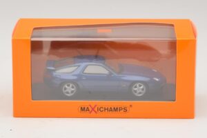 Porsche 928 Sinine Metallik Maxichamps 1:43 940068101 Metall - pilt 4/4