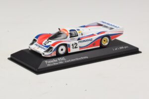 Porsche 956L #12 C. Yver / Cohen 24 Hours of Le Mans 1986 Minichamps 1:43 430866512 Metall - pilt 2/4