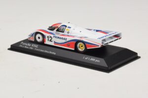 Porsche 956L #12 C. Yver / Cohen 24 Hours of Le Mans 1986 Minichamps 1:43 430866512 Metall - pilt 3/4