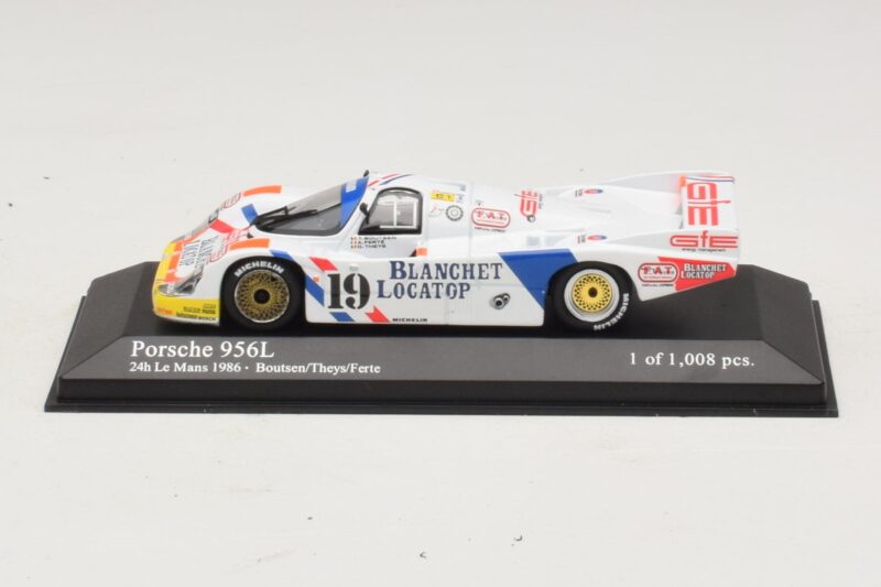Porsche 956L #19 T. Boutsen / D. Theys 24 Hours of Le Mans 1986 Minichamps 1:43 Porsche 956L #19 T. Boutsen / D. Theys 24 Hours of Le Mans 1986 Minichamps 1:43 430866519 Metall