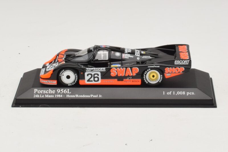 Porsche 956L #26 T-Bird Swap Shop P. Henn / J. Rondeau 24 Hours of Le Mans 1984 Minichamps 1:43 430846526 Metall