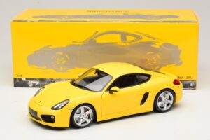 Porsche Cayman 981 Kollane Minichamps 1:18 110062220 Metall - pilt 8/8