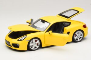 Porsche Cayman 981 Kollane Minichamps 1:18 110062220 Metall - pilt 2/8