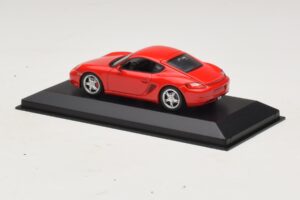 Porsche Cayman 987 S Punane Minichamps 1:43 400065620 Metall - pilt 3/4