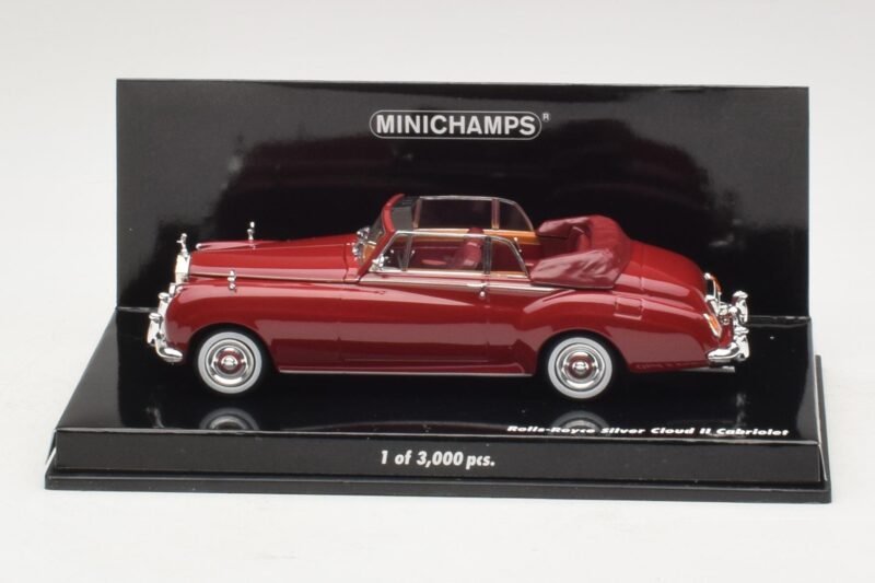 Rolls-Royce Silver Cloud II Kabriolett Punane Minichamps 1:43 436134930 Metall