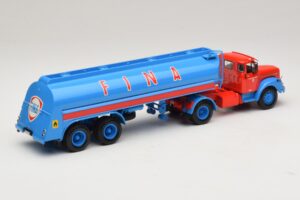 Scania L110S Tanksattelzug FINA Minichamps 1:43 499126970 Metall - pilt 2/6