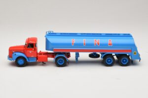 Scania L110S Tanksattelzug FINA Minichamps 1:43 499126970 Metall - pilt 3/6