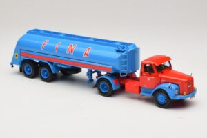 Scania L110S Tanksattelzug FINA Minichamps 1:43 499126970 Metall - pilt 4/6