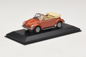 Volkswagen 1200 Kabriolett Hebmuller Punane Minichamps 1:43 430052032 Metall - pilt 2/4