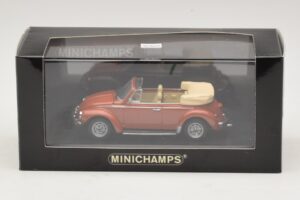 Volkswagen 1200 Kabriolett Hebmuller Punane Minichamps 1:43 430052032 Metall - pilt 4/4
