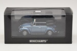 Volkswagen 1302 Kabriolett Sinine Metallik Minichamps 1:43 430055042 Metall - pilt 4/4