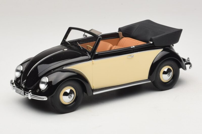 Volkswagen Beetle Kabriolett Must Kreem Minichamps 1:18 107054131 Vaik