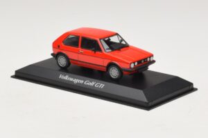 Volkswagen Golf GTI Mk1 Punane Maxichamps 1:43 940055170 Metall - pilt 3/4