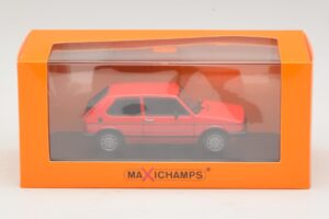 Volkswagen Golf GTI Mk1 Punane Maxichamps 1:43 940055170 Metall - pilt 4/4