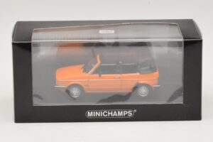 Volkswagen Golf Mk1 Kabriolett Oranž Minichamps 1:43 400055131 Metall - pilt 4/4