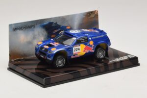 Volkswagen Race Touareg Red Bull #204 J. Kleinschmidt / F. Pons Dakar Rally 2005 Minichamps 1:43 436045304 Metall - pilt 2/5
