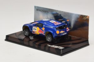 Volkswagen Race Touareg Red Bull #204 J. Kleinschmidt / F. Pons Dakar Rally 2005 Minichamps 1:43 436045304 Metall - pilt 3/5