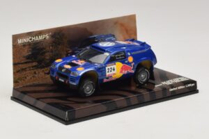 Volkswagen Race Touareg Red Bull #224 B. Saby / Stevenson Dakar Rally 2005 Minichamps 1:43 436045324 Metall - pilt 2/5