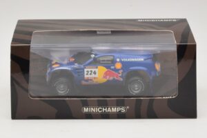 Volkswagen Race Touareg Red Bull #224 B. Saby / Stevenson Dakar Rally 2005 Minichamps 1:43 436045324 Metall - pilt 5/5
