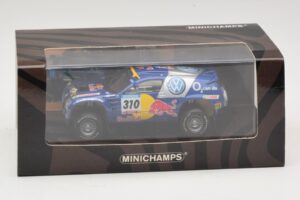 Volkswagen Race Touareg Red Bull #310 J. Kleinschmidt / F. Pons Dakar Rally 2005 Minichamps 1:43 436055310 Metall - pilt 5/5