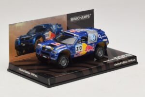 Volkswagen Race Touareg Red Bull #313 J. Kankkunen / J. Repo Dakar Rally 2005 Minichamps 1:43 436055313 Metall - pilt 2/5