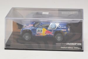 Volkswagen Race Touareg Red Bull #313 J. Kankkunen / J. Repo Dakar Rally 2005 Minichamps 1:43 436055313 Metall - pilt 4/5