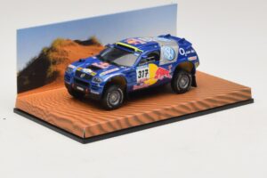Volkswagen Race Touareg Red Bull #317 Edasimüüja Väljaanne 2005 Minichamps 1:43 7LO099400PD317 Metall - pilt 2/5