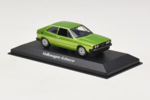 Volkswagen Scirocco Mk1 Roheline Metallik Maxichamps 1:43 940050420 Metall - pilt 3/4