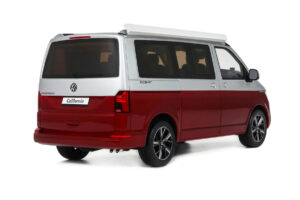 Volkswagen T6.1 California Ocean Tornado Red / Reflex Silver Otto 1:18 OT1342 Vaik - pilt 2/5
