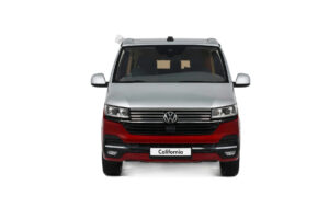 Volkswagen T6.1 California Ocean Tornado Red / Reflex Silver Otto 1:18 OT1342 Vaik - pilt 4/5