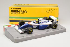 Williams FW16 Renault #2 A. Senna San Marino GP 1994 Minichamps 1:18 543941833 Metall - pilt 6/7