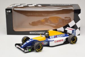 Williams Renault FW15C #0 D. Hill 1993 Minichamps 1:18 180930000 Metall - pilt 6/7