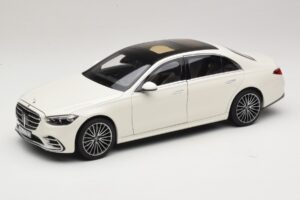 Mercedes S-klass W223 AMG Line valge Norev 1:18 183807 Metall