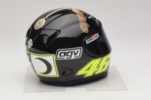 AGV Kiiver V. Rossi MotoGP Jerez Test 2007 Minichamps 1:2 327070046 Metall - pilt 4/7