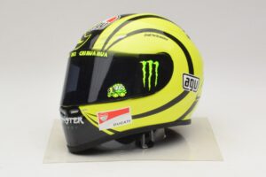 AGV Kiiver V. Rossi MotoGP Valencia Test 2009 Minichamps 1:2 327100066 Metall