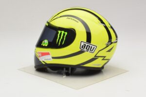 AGV Kiiver V. Rossi MotoGP Valencia Test 2009 Minichamps 1:2 327100066 Metall - pilt 2/7