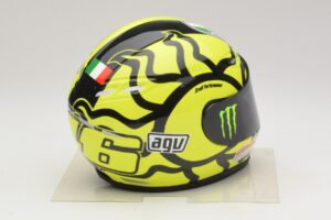 AGV Kiiver V. Rossi MotoGP Valencia Test 2009 Minichamps 1:2 327100066 Metall - pilt 4/7