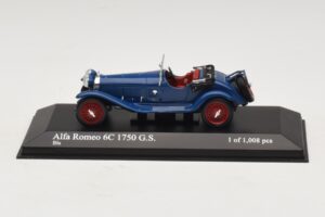 Alfa Romeo 6C 1750 G.S. Sinine Minichamps 1:43 Alfa Romeo 6C 1750 G.S. Sinine Minichamps 1:43 400120431 Metall