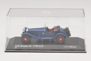 Alfa Romeo 6C 1750 G.S. Sinine Minichamps 1:43 400120431 Metall - pilt 4/5