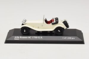 Alfa Romeo 6C 1750 G.S. Valge Minichamps 1:43 Alfa Romeo 6C 1750 G.S. Valge Minichamps 1:43 400120430 Metall